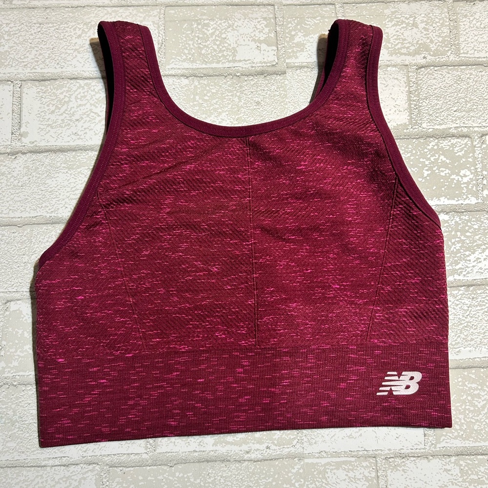 New Balance Maroon Athletic Top
